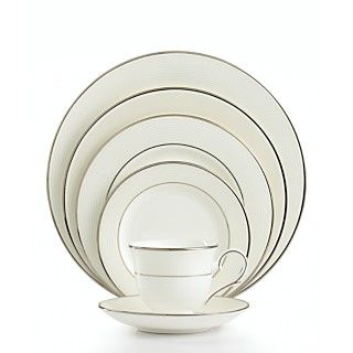 Lenox Dinnerware, Opal Innocence Stripe Collection   Fine China