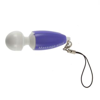 Mini Stick Massager Key Chain Portable Full Body Vibrate Relaxing