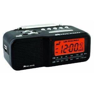 Weather Radio Alert AM FM Clock Radio Midland NEW