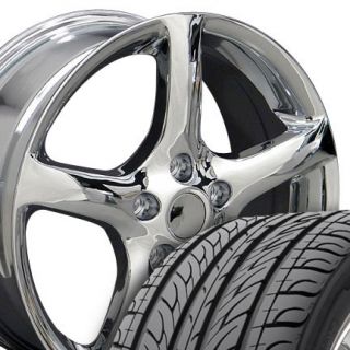17 05 Chrome Altima Wheels Tires Rims Fit Nissan Maxima 300zx 350Z