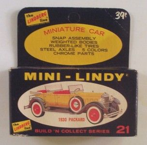 1930 Packard Mini Lindy Lindberg Car N Box Vintage