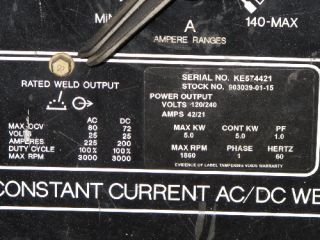 Miller Legend Welder Generator 225 Amp
