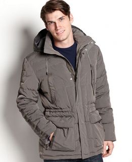 Calvin Klein Coat, Crinkle Padding Coat   Mens Coats & Jackets   