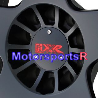18 XXR 962 Black Red Stripe Rims Wheels 5x114 3 08 09 10 11 Scion XB