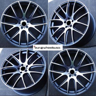 22 Monza Wheels Set for BMW E70 E71 x5 x6 Rims New Set of 4 with Caps