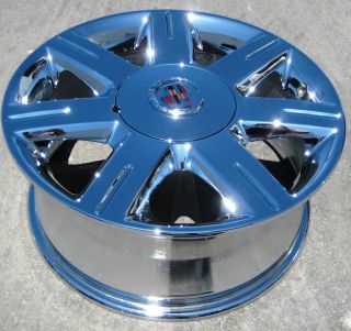 STOCK = 17 FACTORY GM CADILLAC DEVILLE DTS CTS OEM CHROME WHEELS RIMS