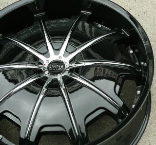 Status Opus 22 Black Rims Wheels Ford Ranger 22 x 9 0 5H 15