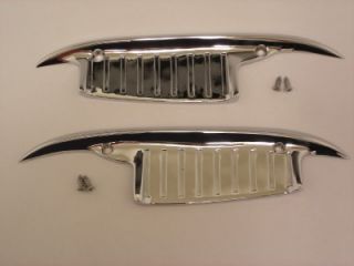 1961 62 63 64 Chevy Chrome Door Handle Shields