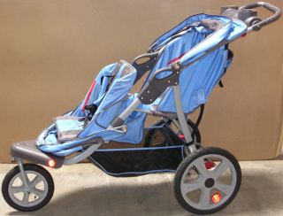Instep Safari Double Tandem Stroller 16 inch Blue