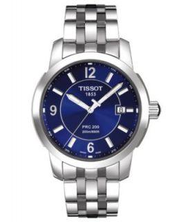 Tissot Watch, Mens Swiss PRC 200 Stainless Steel Bracelet