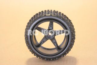 RC 1 10 Buggy Rims Tires Wheels Kyosho Tamiya Staggard Spike