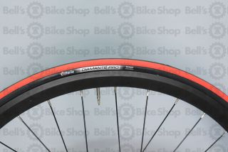 Vittoria Diamante Pro II Folding Road Bike Tire Red 700 x 23c Road 220