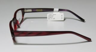 by Levi Strauss Co 4008 50 17 130 Burgundy Raspberry Eyeglasses