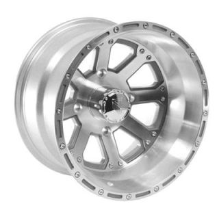 Summit Racing 159 ATV Series Machined Clear Coat Outback Wheel 14x8