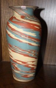 Vintage Mission Swirl Niloak Vase 9 Tall
