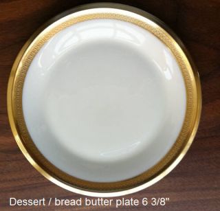 Lenox Gold Encrusted Rim China Service for 12 Aristocrat Pattern Minty