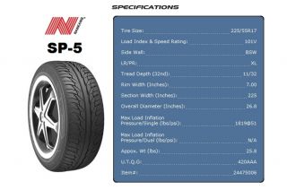 New Tires allseason V Rated 225 55 17 225 55R 17 Inch