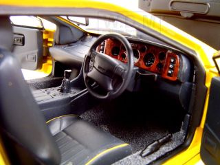 Lotus Esprit V8 Yellow Diecast Car Model 1 18 by Autoart 75313