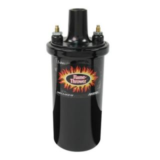 Pertronix Ignition Coil Flame Thrower Canister Round Epoxy Black 40000