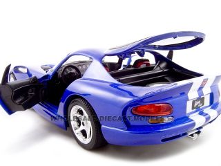 Brand new 1:18 scale diecast model of 1996 Dodge Viper GTS die cast