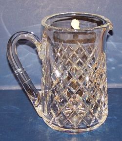 Vintage Waterford Crystal Alana Pitcher with Original Waterford