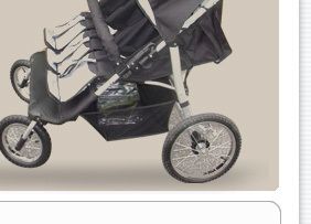 Amazing Effortless Glide Triple Stroller Can Handle Three Children