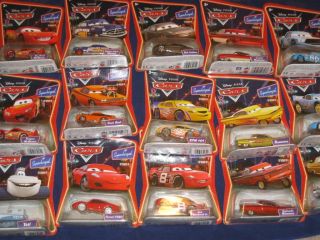 PIXAR CARS Lot (15) SUPERCHARGED 2nd Set MOC New HTF Lghtning McQueen