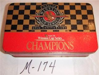 NASCAR Winston Cup 25th Anniversary Ed Tin Box