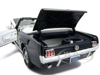 1964 1 2 Ford Mustang Convertible Black 1 18
