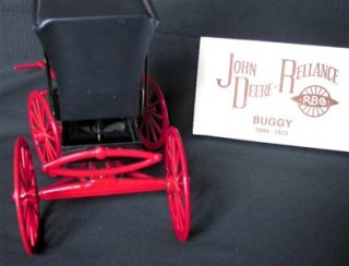Diecast Model JD Reliance Doctors Horse Drawn Buggy w. Canopy Mint