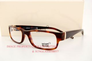 New Mont Blanc Eyeglasses Frames MB 210 120 Havana
