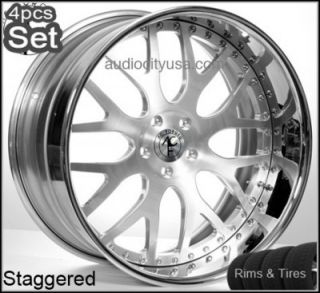 22inch AC Forged Wheels and Tires Pkg for BMW 3pc Forged Rims
