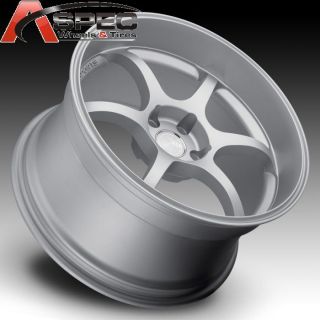 RS06 Style 5x114 3 Silver Rim Wheels Fit Nissan 350Z 370Z 2011