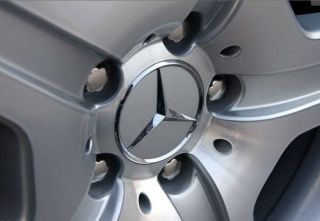 Mercedes Benz 3D Emblem Badge Wheel Center HUP Caps Covers C E s CL ml