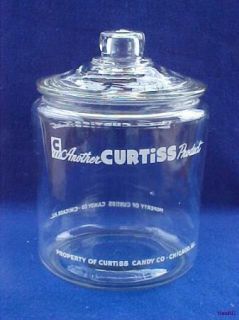 Original Curtiss Candy Peanut 1 Gal Jar w Lid Toms Store