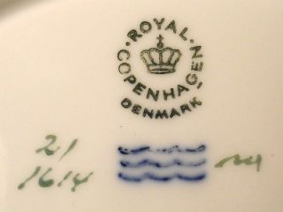 Royal Copenhagen China Pattern 21 Soup Salad Bowl 10 All White Gold