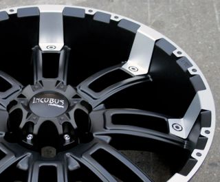 Incubus Crusher 816 20 Black Rims Wheels Toyota Tacoma Tundra 6H