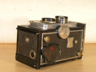 Vintage CA 1934 Foth Flex 120 6x6 TLR Camera