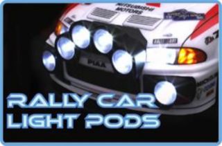 10 RC WRC WRX STI Lancer Rally Light Pods