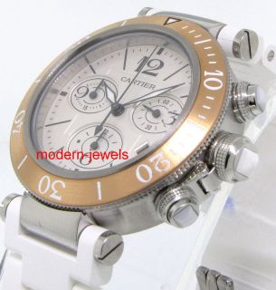 Cartier Pasha Seatimer Chronograph Lady Watch W3140004