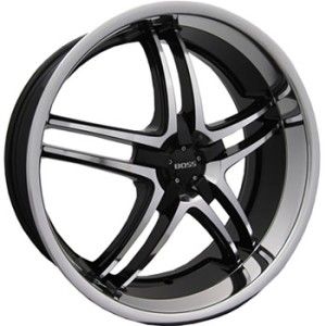 20 inch Staggered Boss 340 Wheel Rim 5x4 5 Mustang Escape Explorer