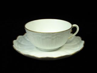 Tiffany & Co Limoges France Giraud Sauviat Tea Cup Saucer Set 1836 Wht