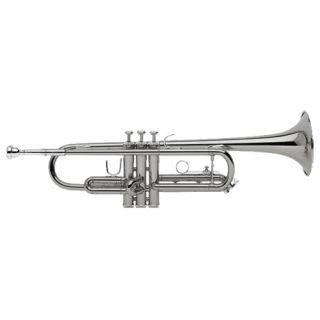 Vincent Bach TR300HS Bach Tr300 Bb Student Trumpet Silver Plated Bb