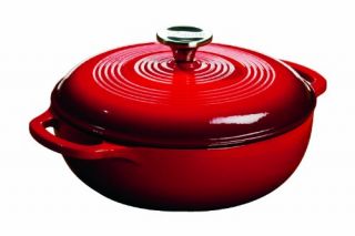 New Lodge Color Dutch Oven Island Spice Red 3 Quart