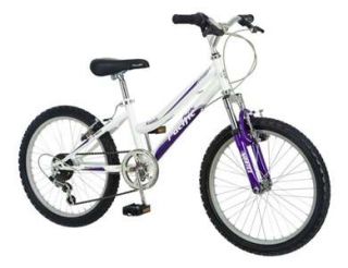 Pacific Exploit Front Suspension ATB Girls Pearl White 201133PA New