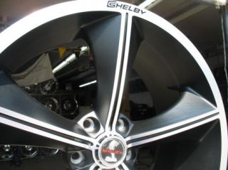 Black Carroll Shelby CS70 Wheels Rims 2005 2012 Mustang GT500