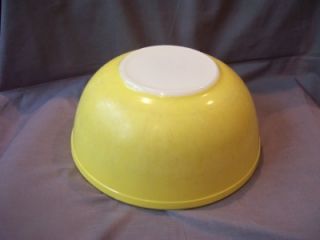 Mixing Bowl Glass Vtg Pyrex 4qt Primary Yellow 404