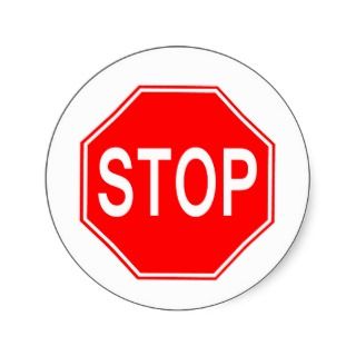 Stop Sign   sticker