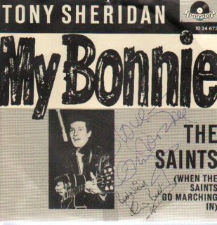 LPTony Sheridan and the Beat Brothers,My Bonnie(SIGNED WITH 7 ETC