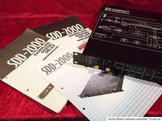 Vintage Rare Korg SDD 2000 Sampling Digital Delay Chorus Flanger